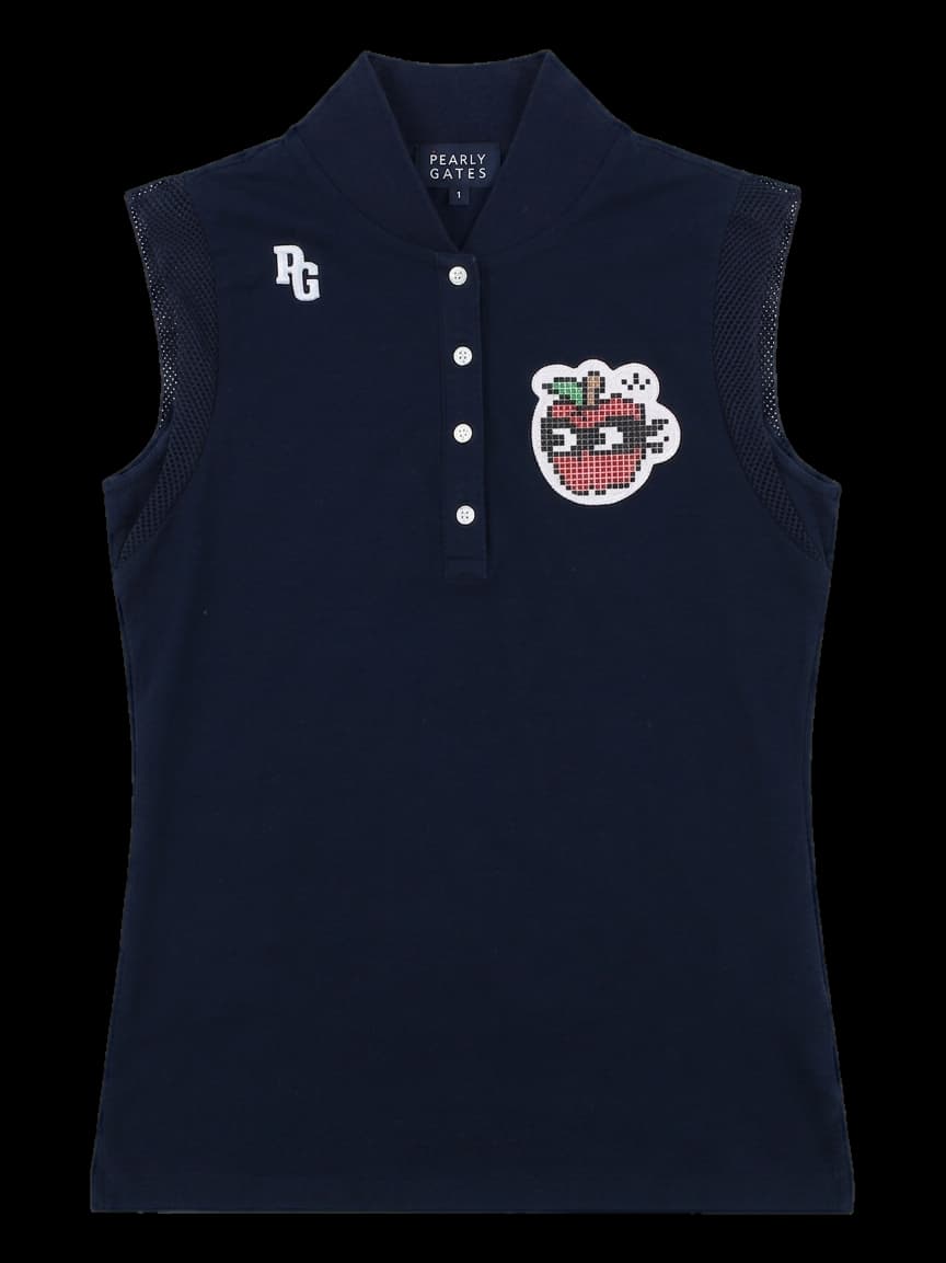 파리게이츠 네이비 민소매 카라티