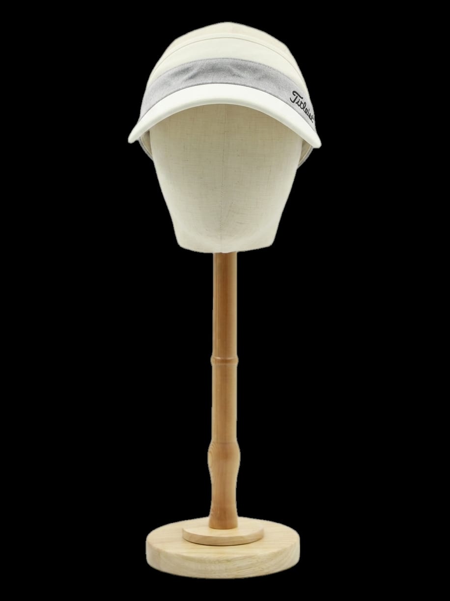 화이트 그레이 로고 배색 썬바이저