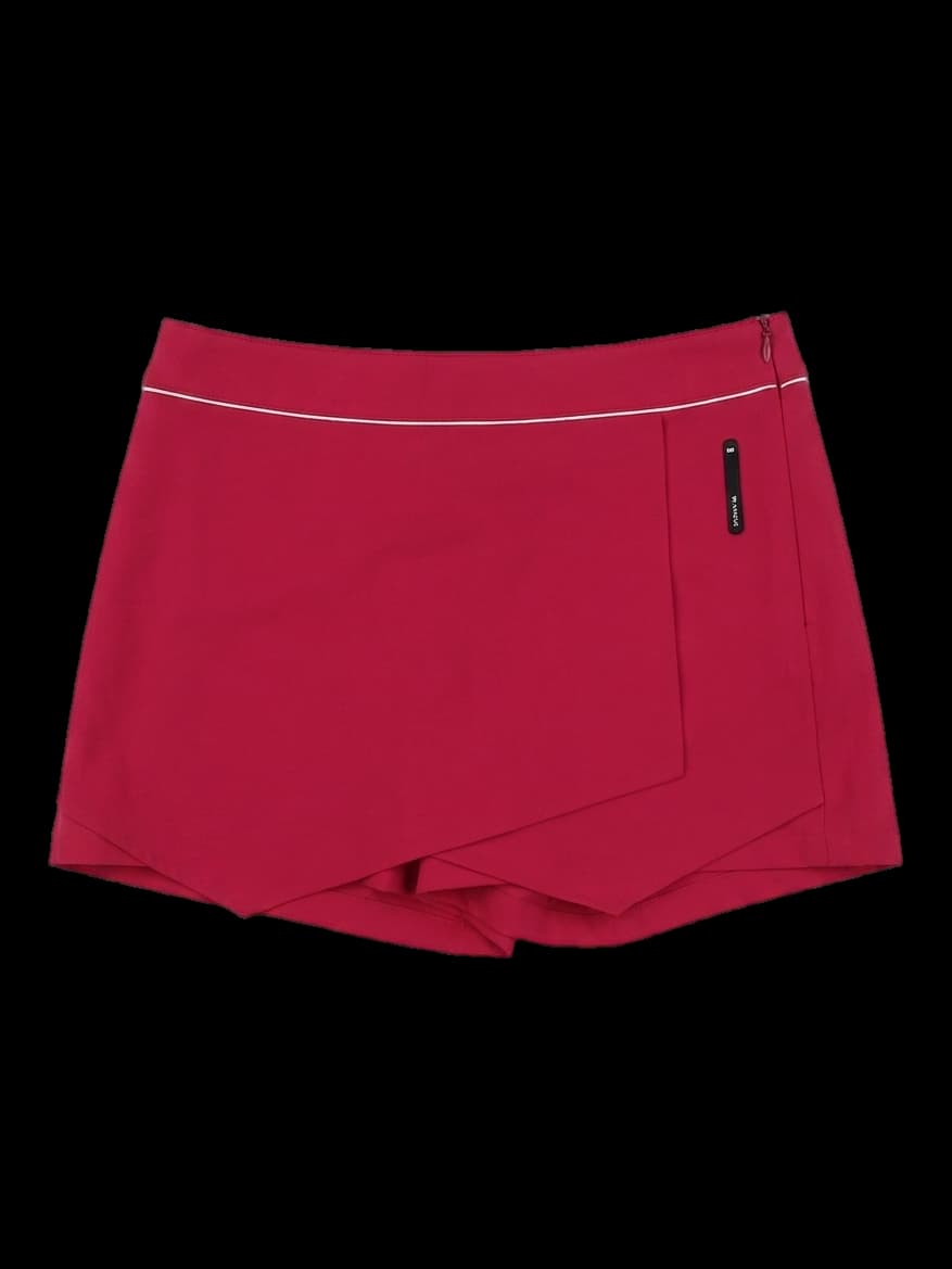 와이드앵글 여성 로고 포인트 랩 큐롯 팬츠