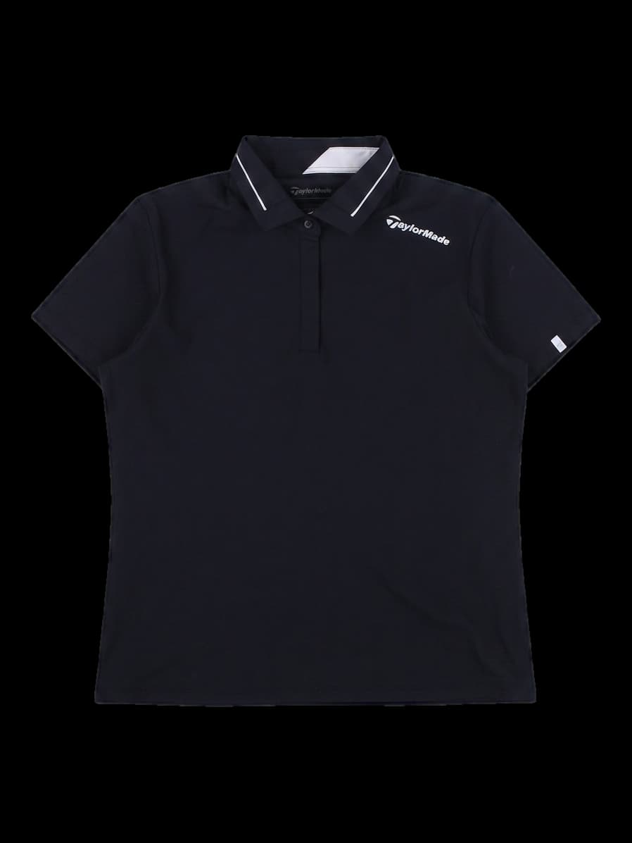 테일러메이드 블랙 반팔 카라티