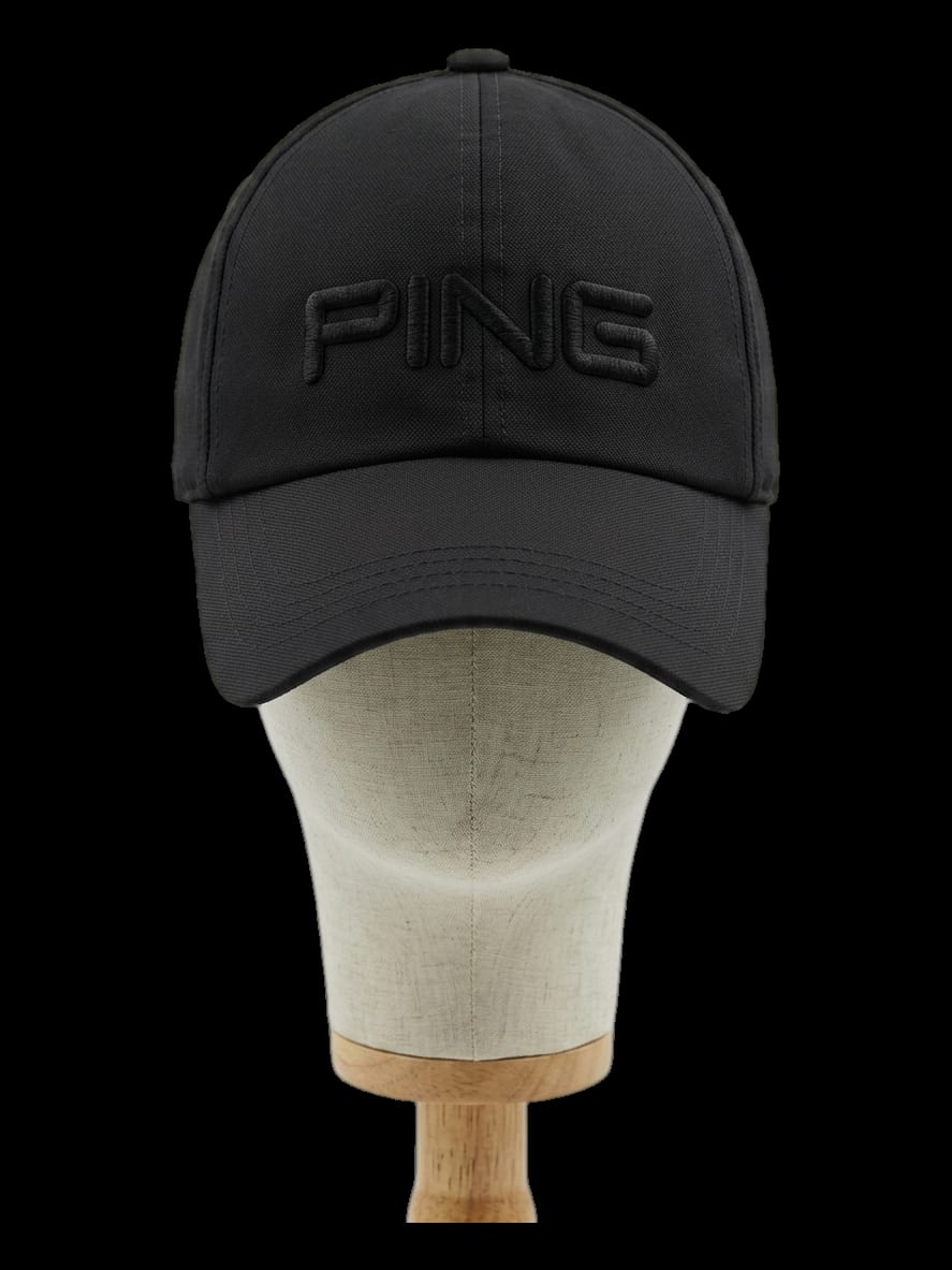 PING 블랙 볼캡