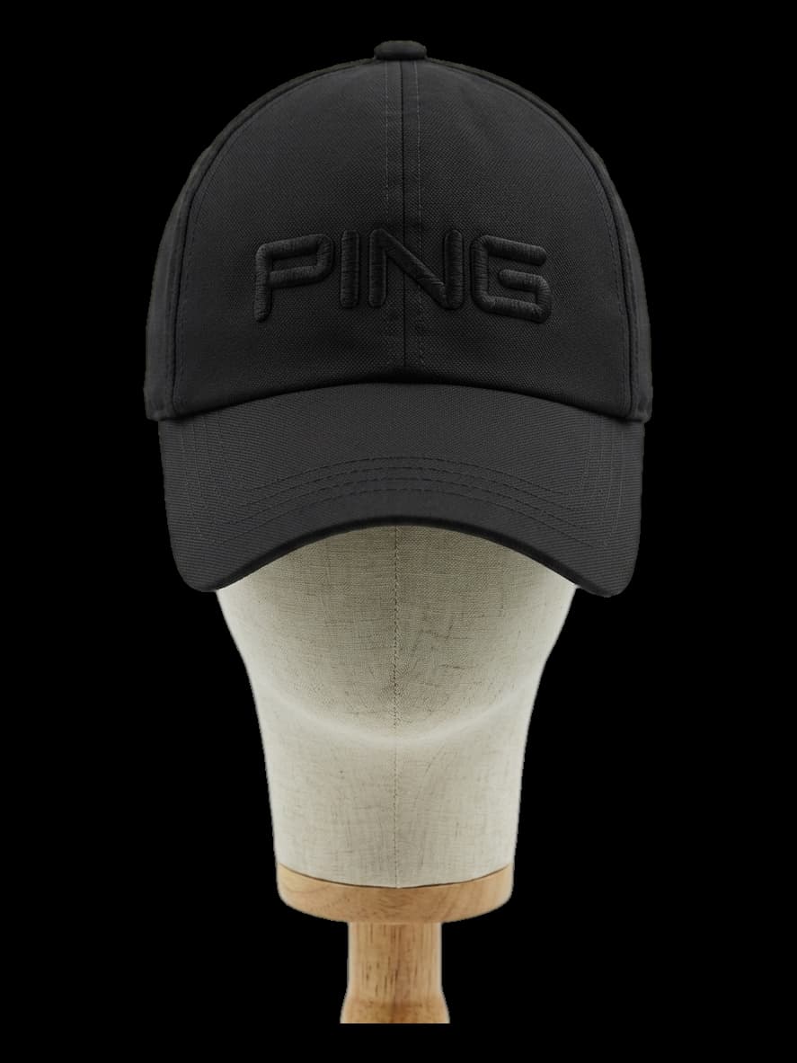 PING 블랙 볼캡