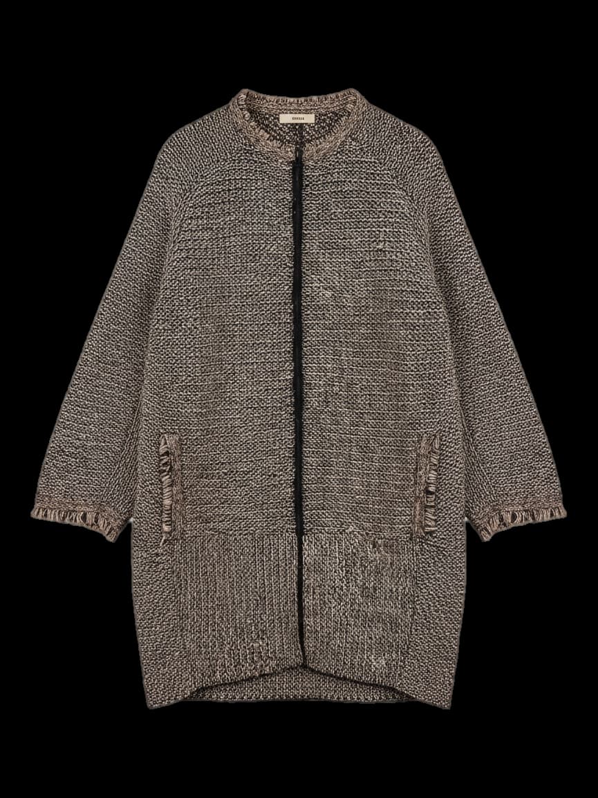 여성 니트 집업 가디건