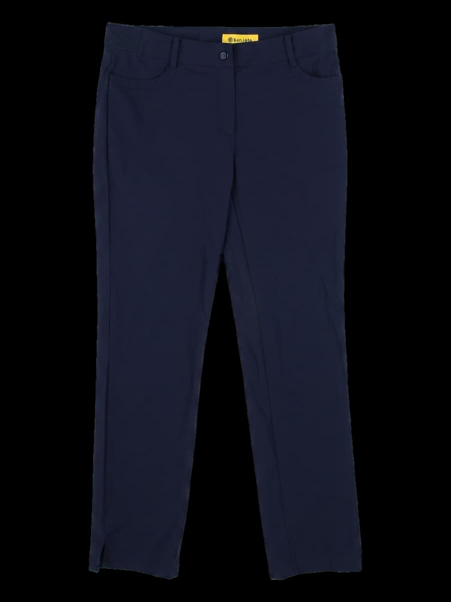 네이비 슬림핏 긴바지