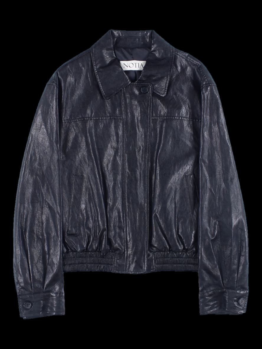 여성 가죽 점퍼