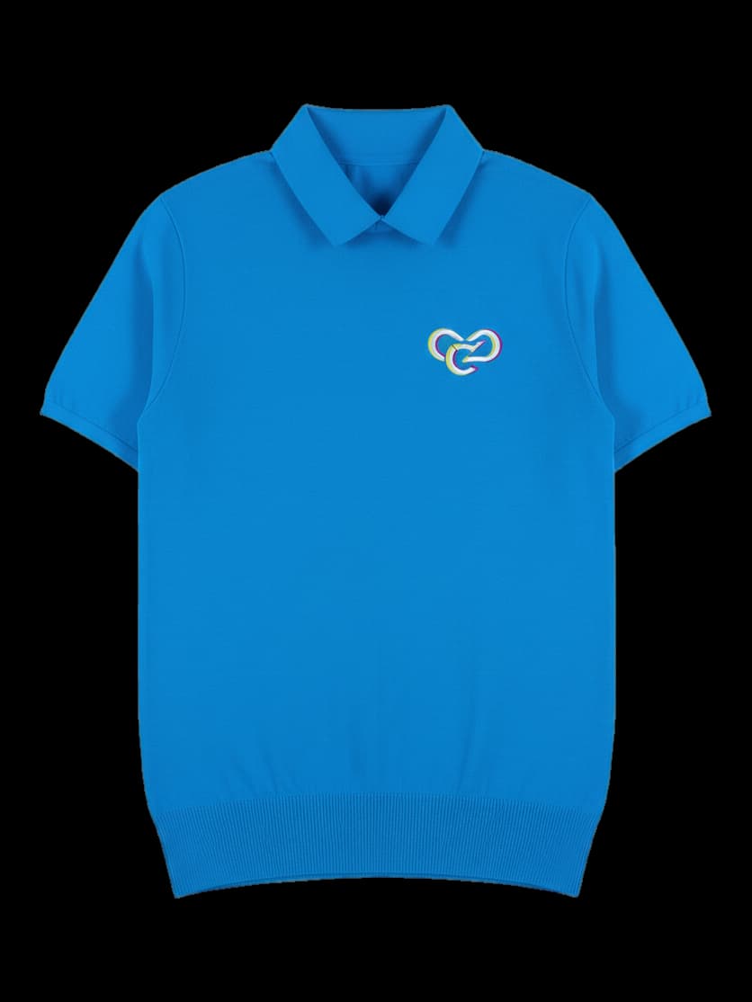 여성 반팔 카라티