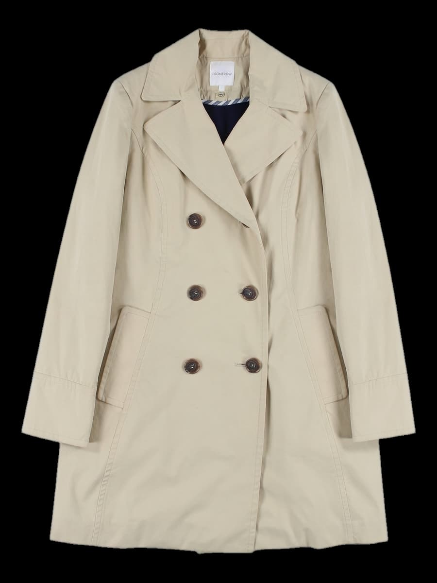 탈부착 후리스 조끼 카라 트렌치 코트