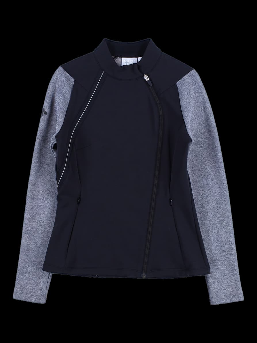 여성 반목 집업 자켓