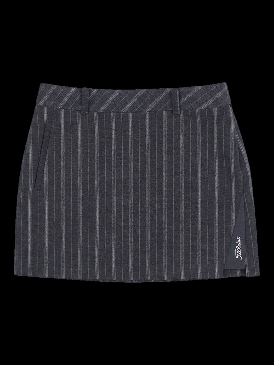 타이틀리스트 스트라이프 미니 스커트