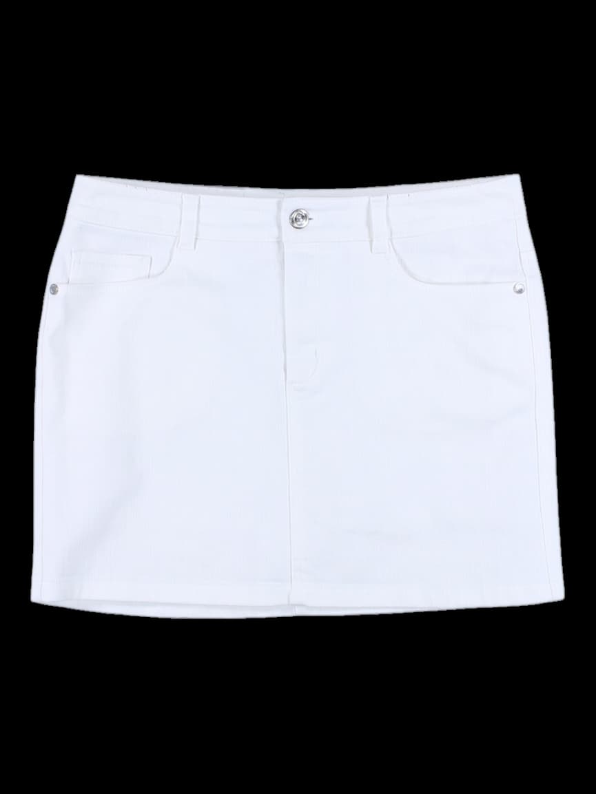 버튼 골프 스커트