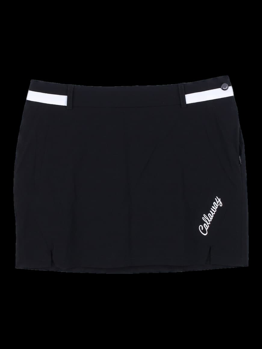 캘러웨이 여성 블랙 큐롯 스커트