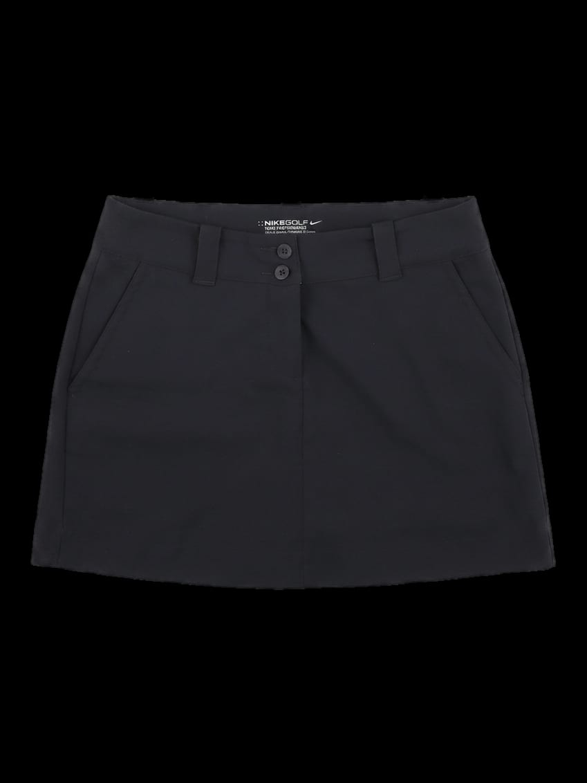 블랙 솔리드 베이직 스커트