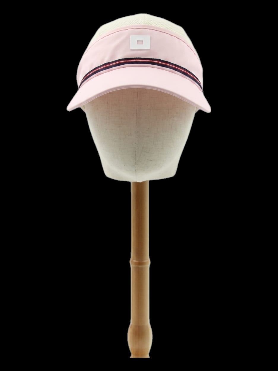 핑크 배색 라인 썬바이저