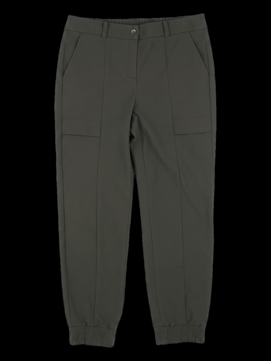 카키 조거 팬츠