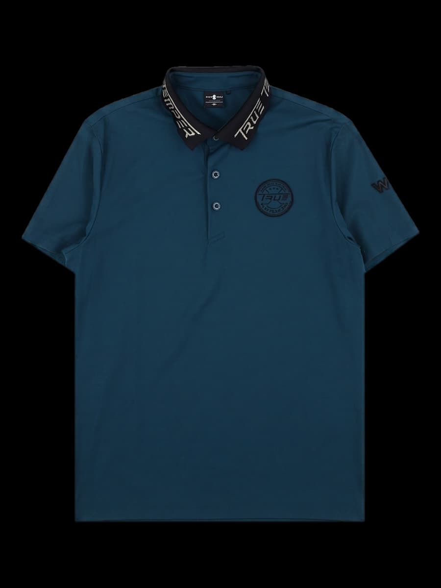 와이드앵글 남성 카라 티셔츠 티타늄 그린