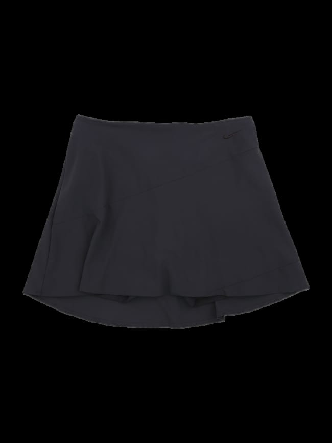블랙 솔리드 베이직 스커트