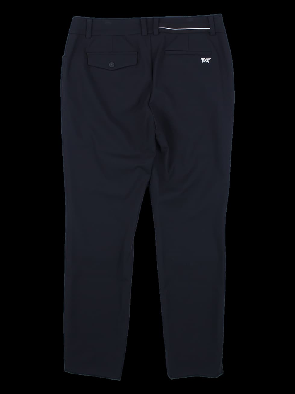 블랙 슬림핏 골프 바지