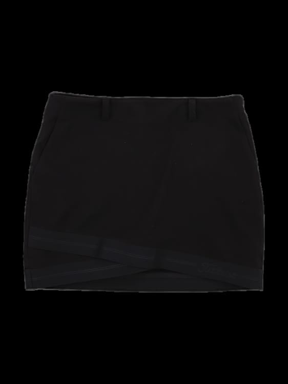 블랙 베이직 미니 스커트