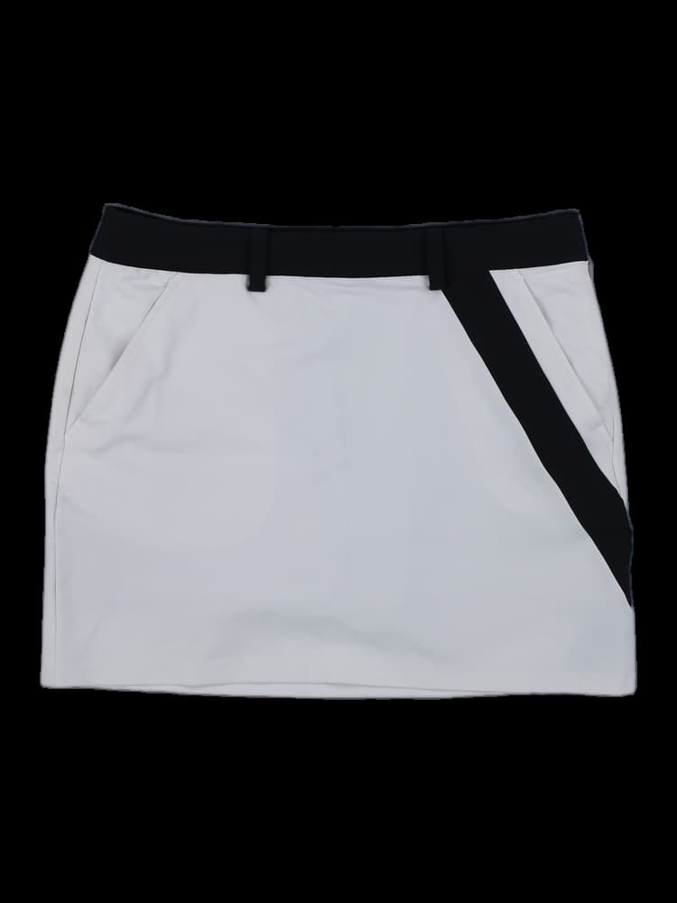 테일러메이드 여성 배색 미니 스커트