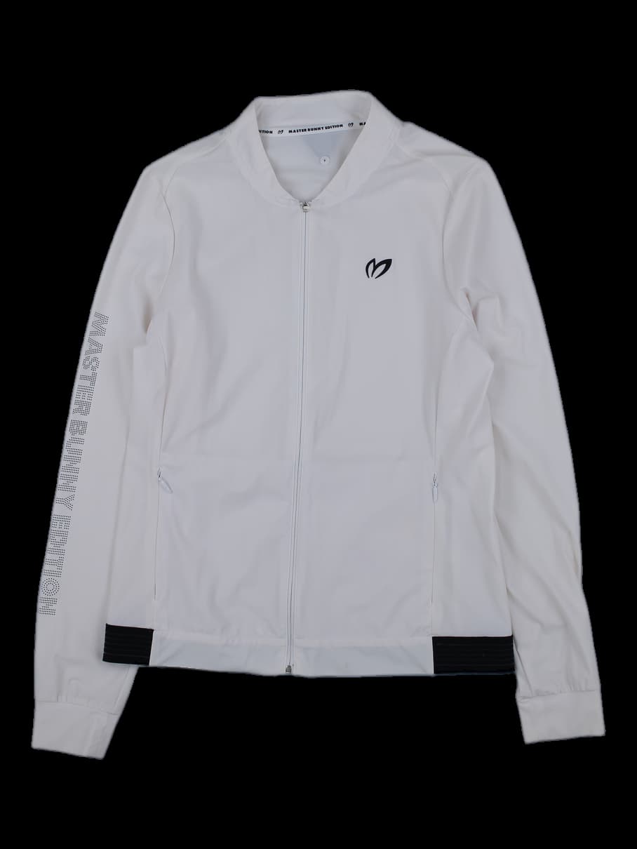 마스터바니 에디션 남성 화이트 집업 자켓