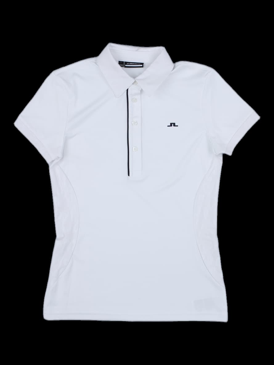 제이린드버그 화이트 반팔 카라티