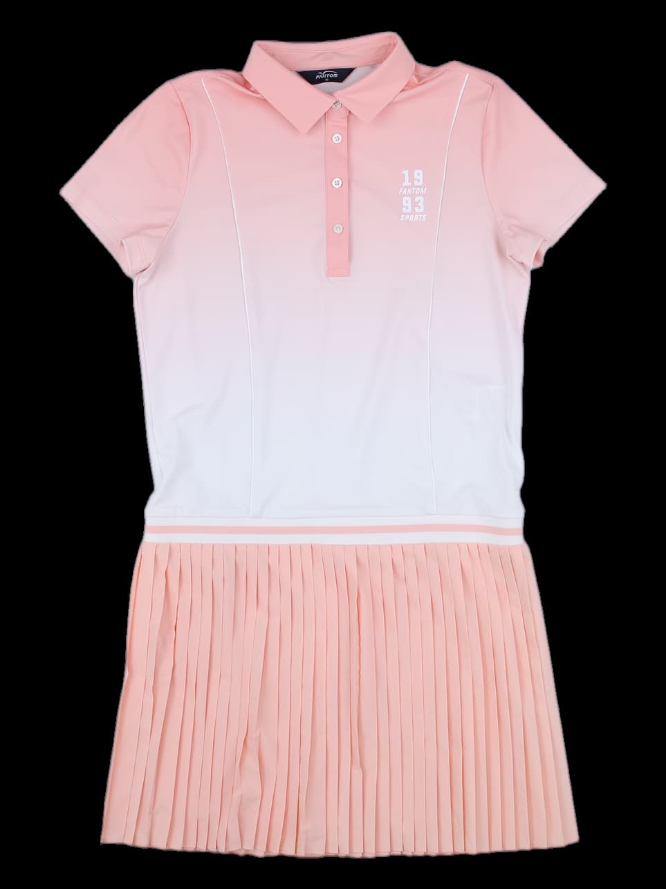 여성 그라데이션 카라 원피스