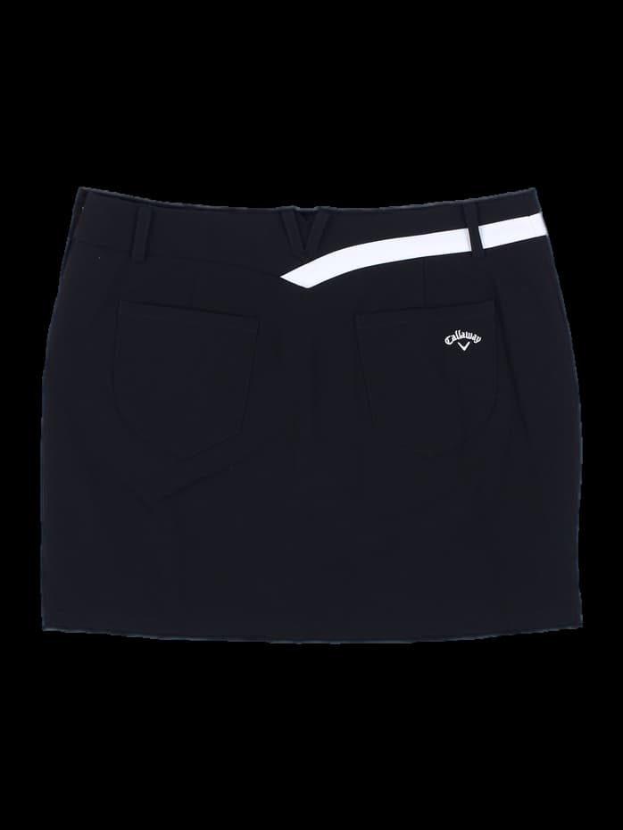 캘러웨이 여성 블랙 큐롯 스커트