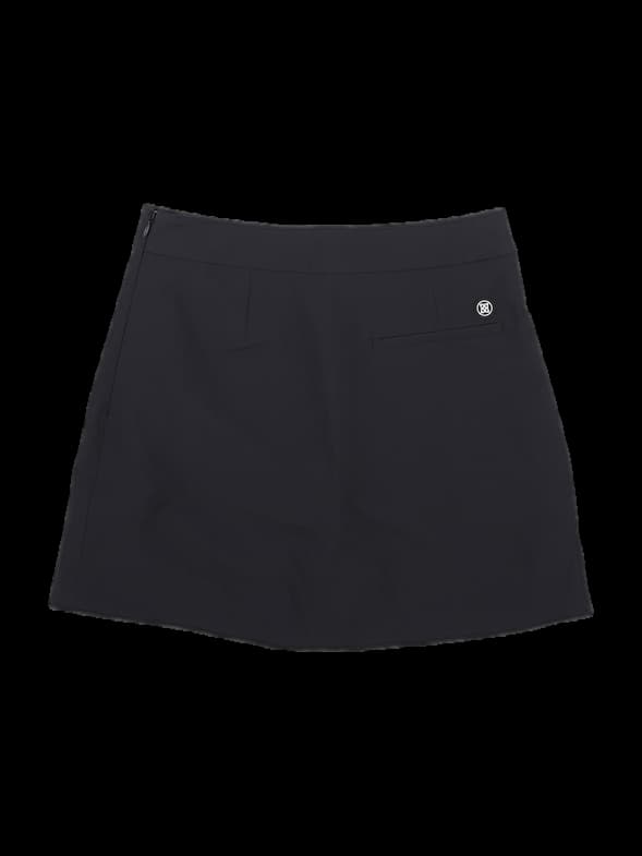 블랙 베이직 미니 스커트