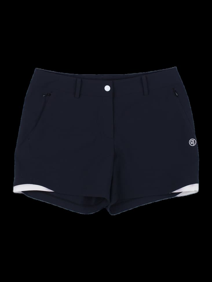 벤제프 여성 네이비 배색 숏팬츠