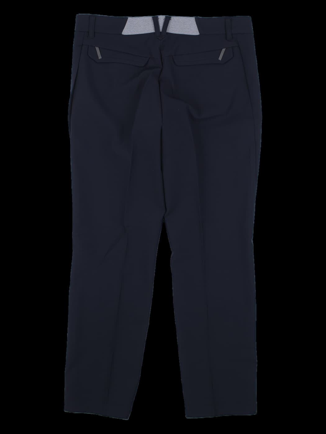 데상트 블랙 슬림핏 골프 바지