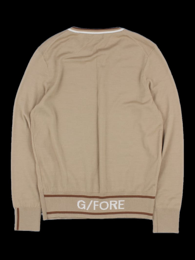 G/FORE 베이지 롱슬리브 니트