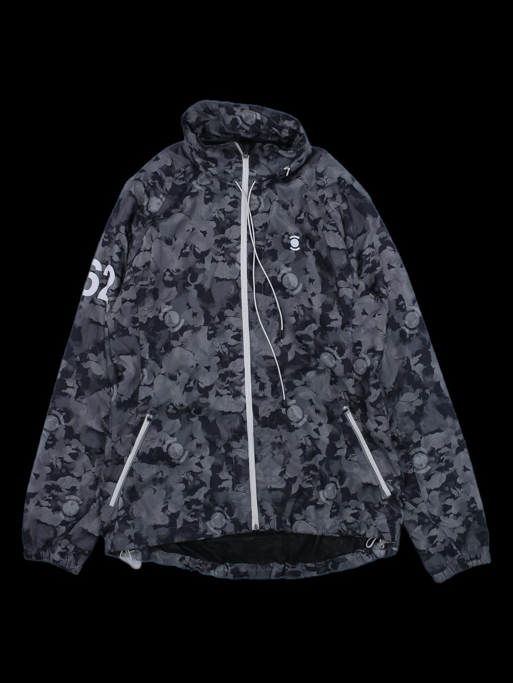 그레이 카모플라쥬 바람막이 점퍼