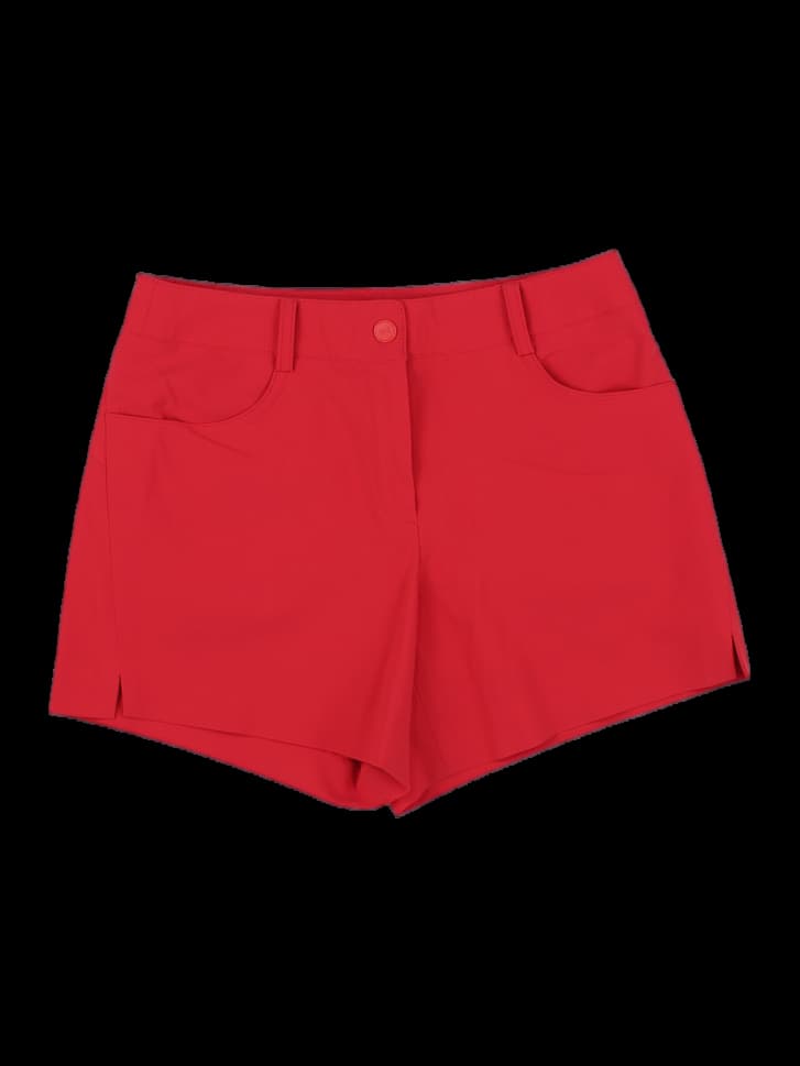 WAAC 여성용 레드 숏팬츠