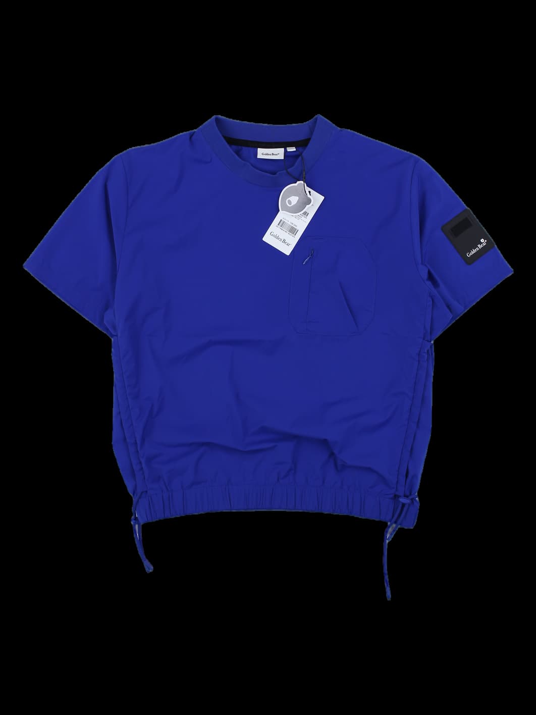 블루 스트링 숏팔 윈드브레이커 상의