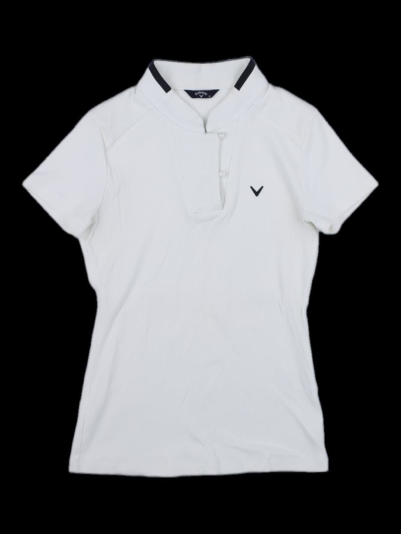 여성 반팔 골지 카라티