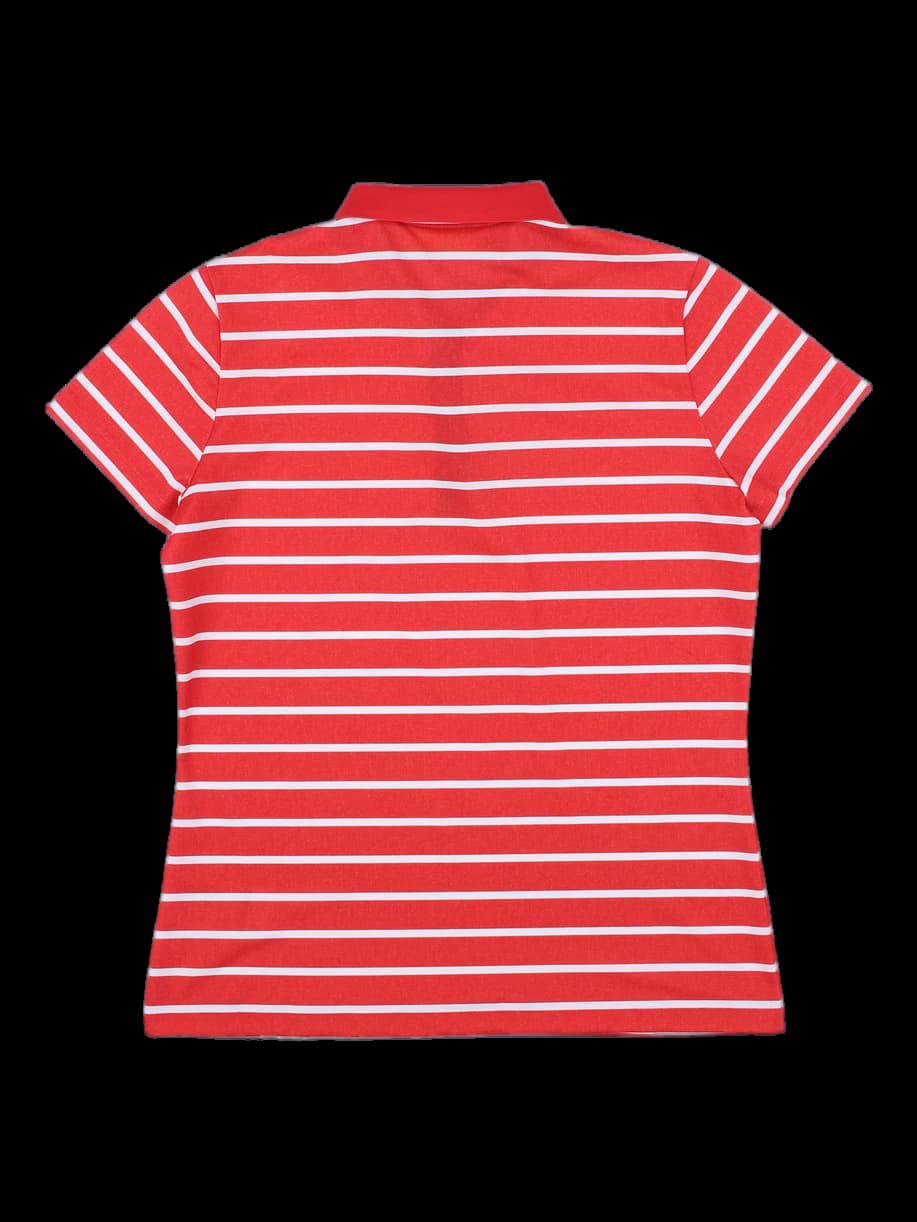 여성 스트라이프 반팔 카라티