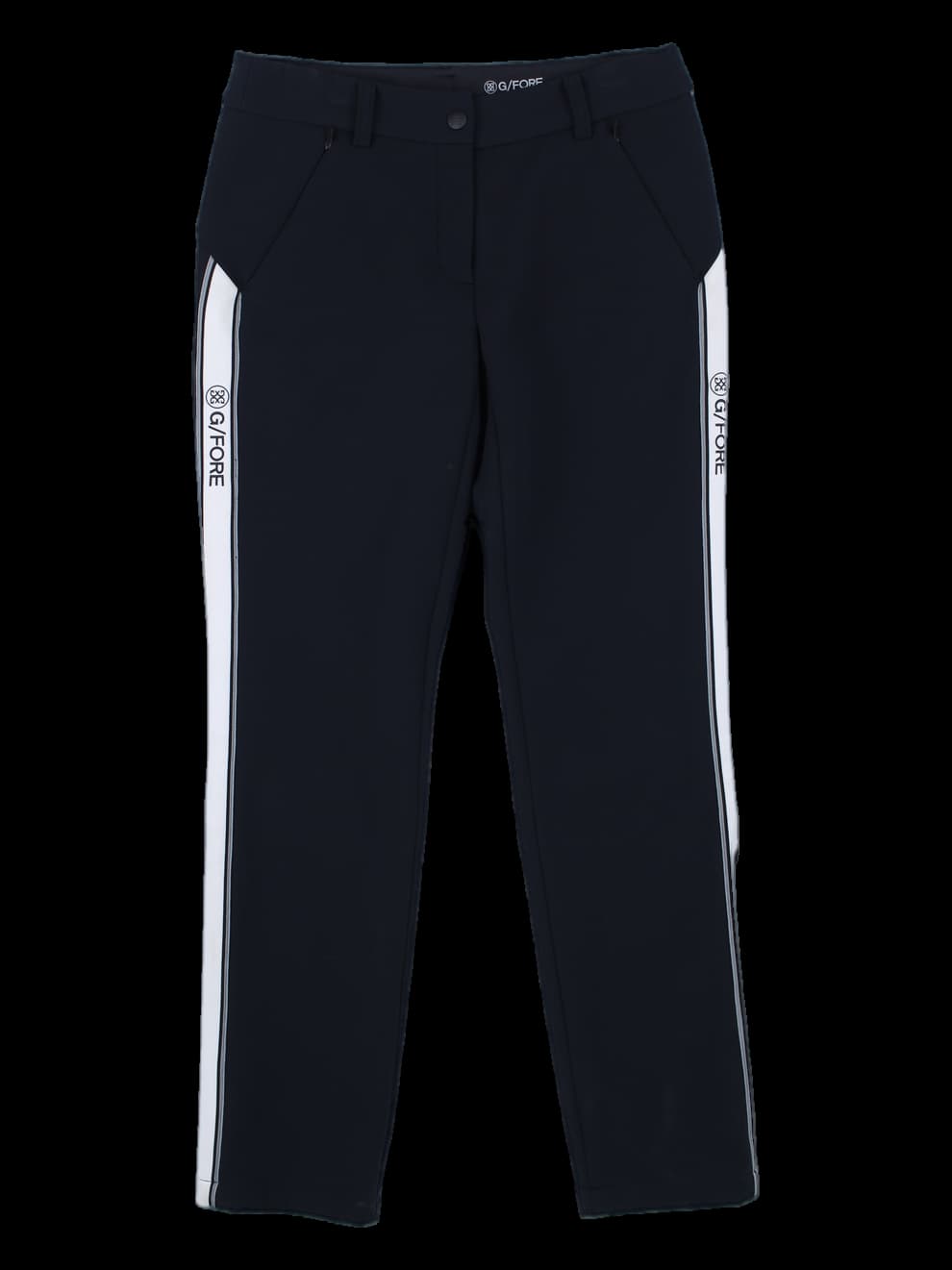G/FORE 사이드 라인 로고 포인트 네이비 팬츠