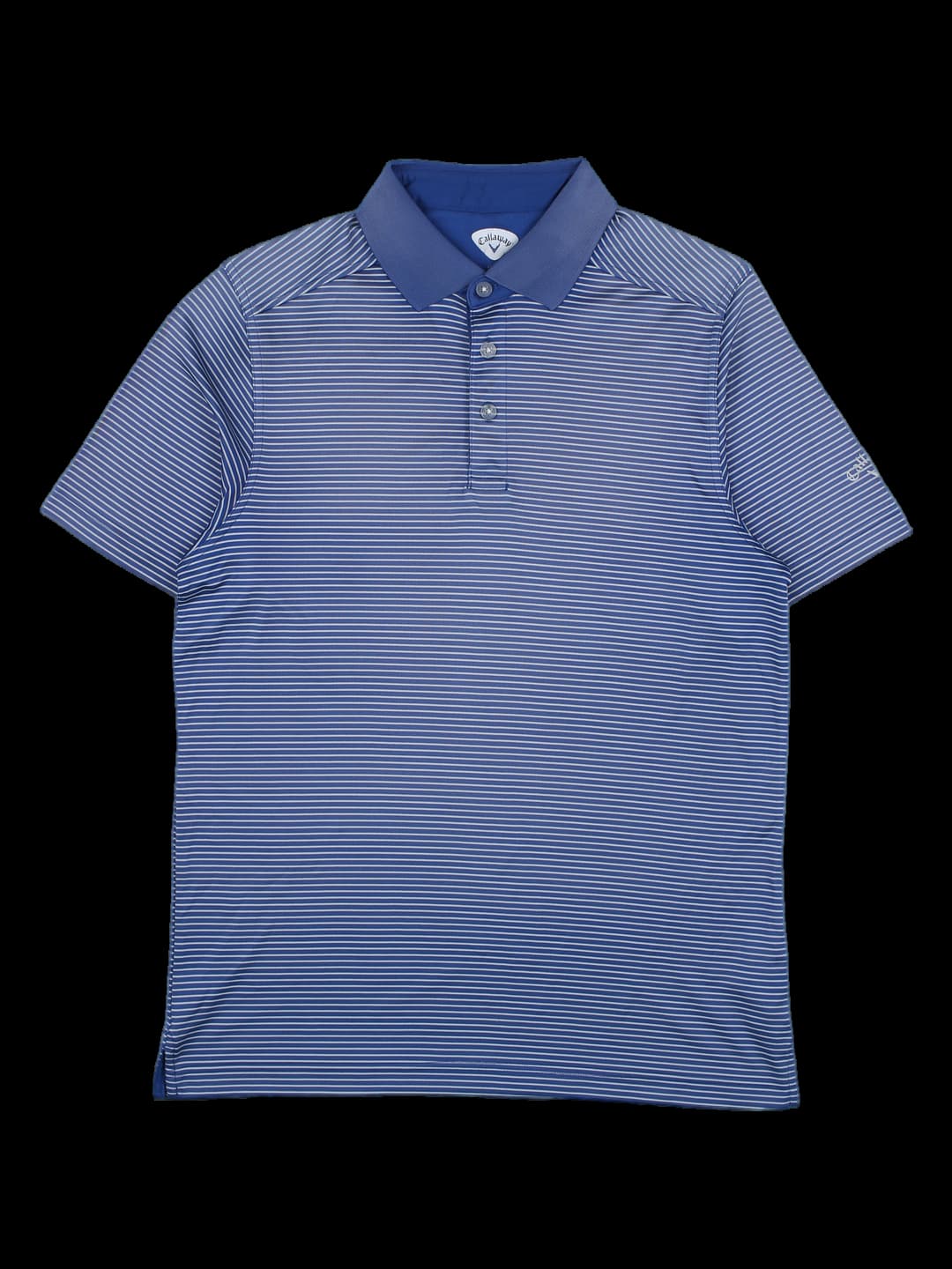 블루 스트라이프 반팔 카라티