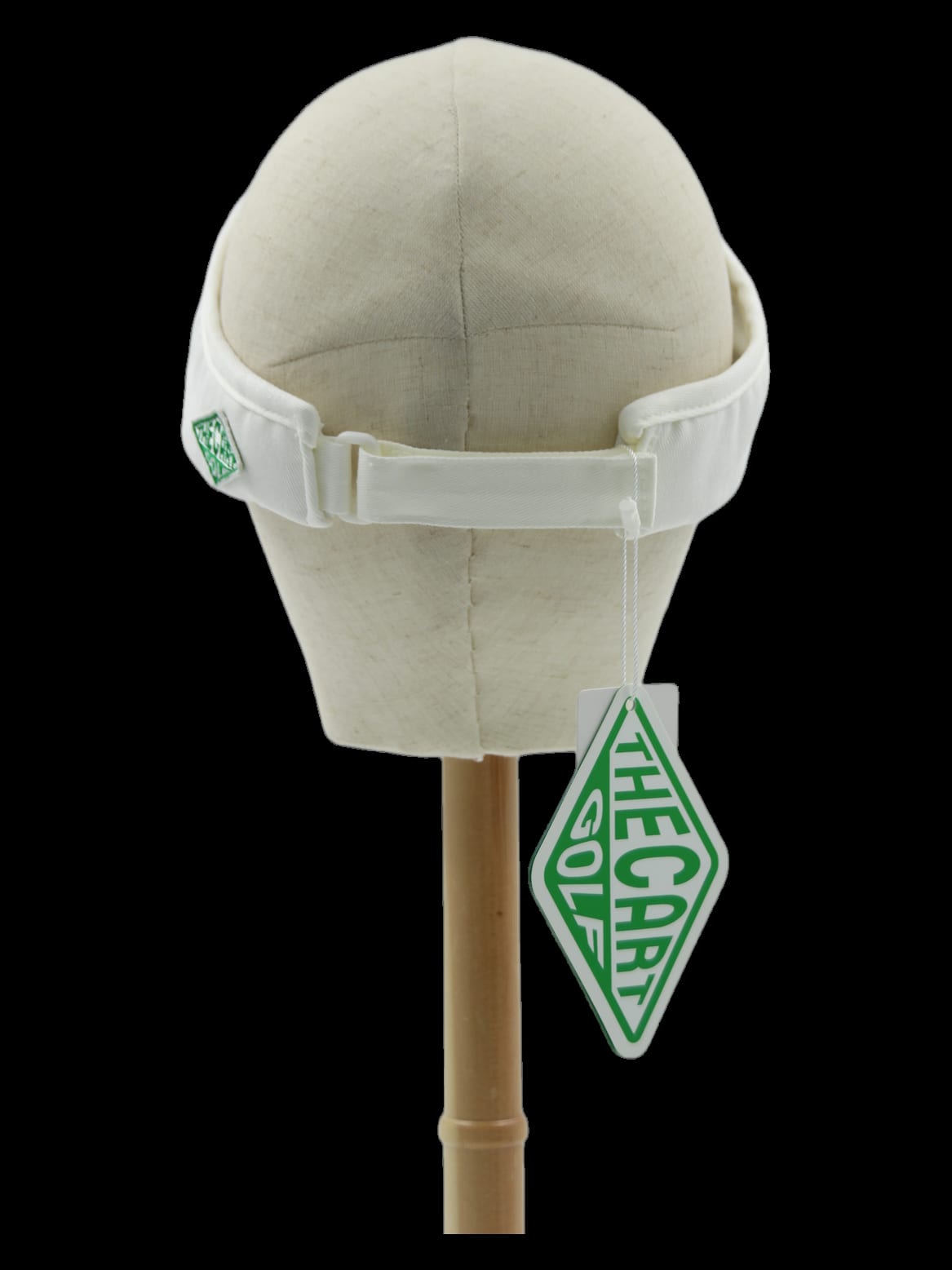화이트 GOLF 자수 썬바이저