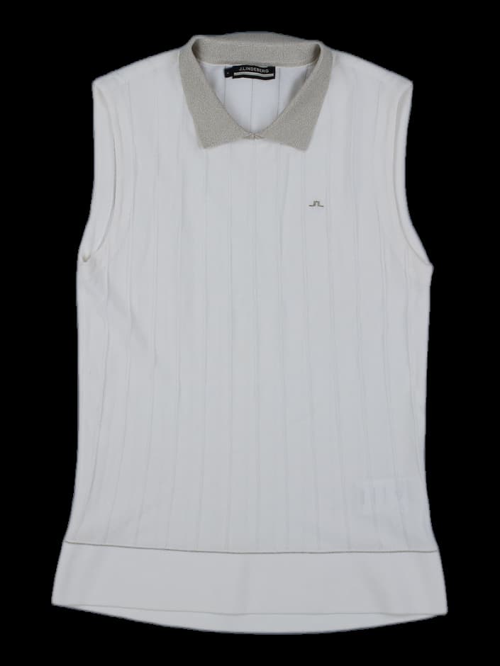 제이린드버그 여성 골프 니트 베스트 아이보리