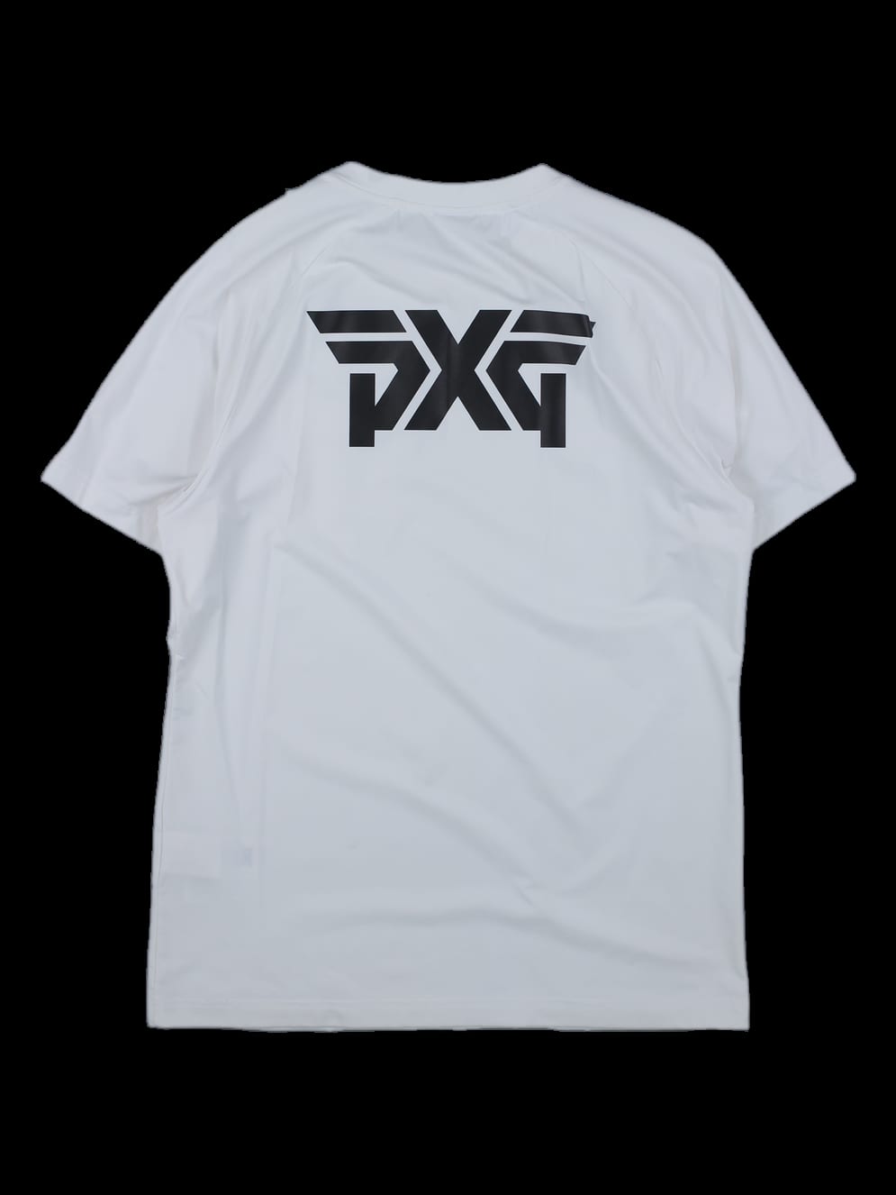PXG 남성 화이트 빅 로고 반팔 티셔츠
