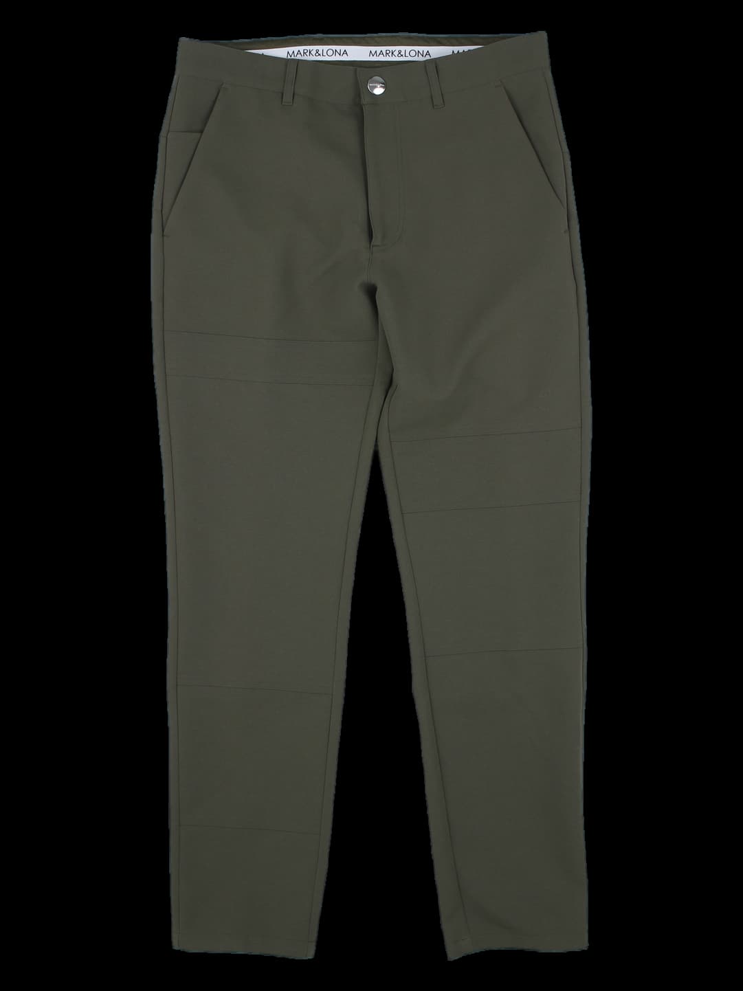 MARK&LONA 카키 슬림핏 긴바지