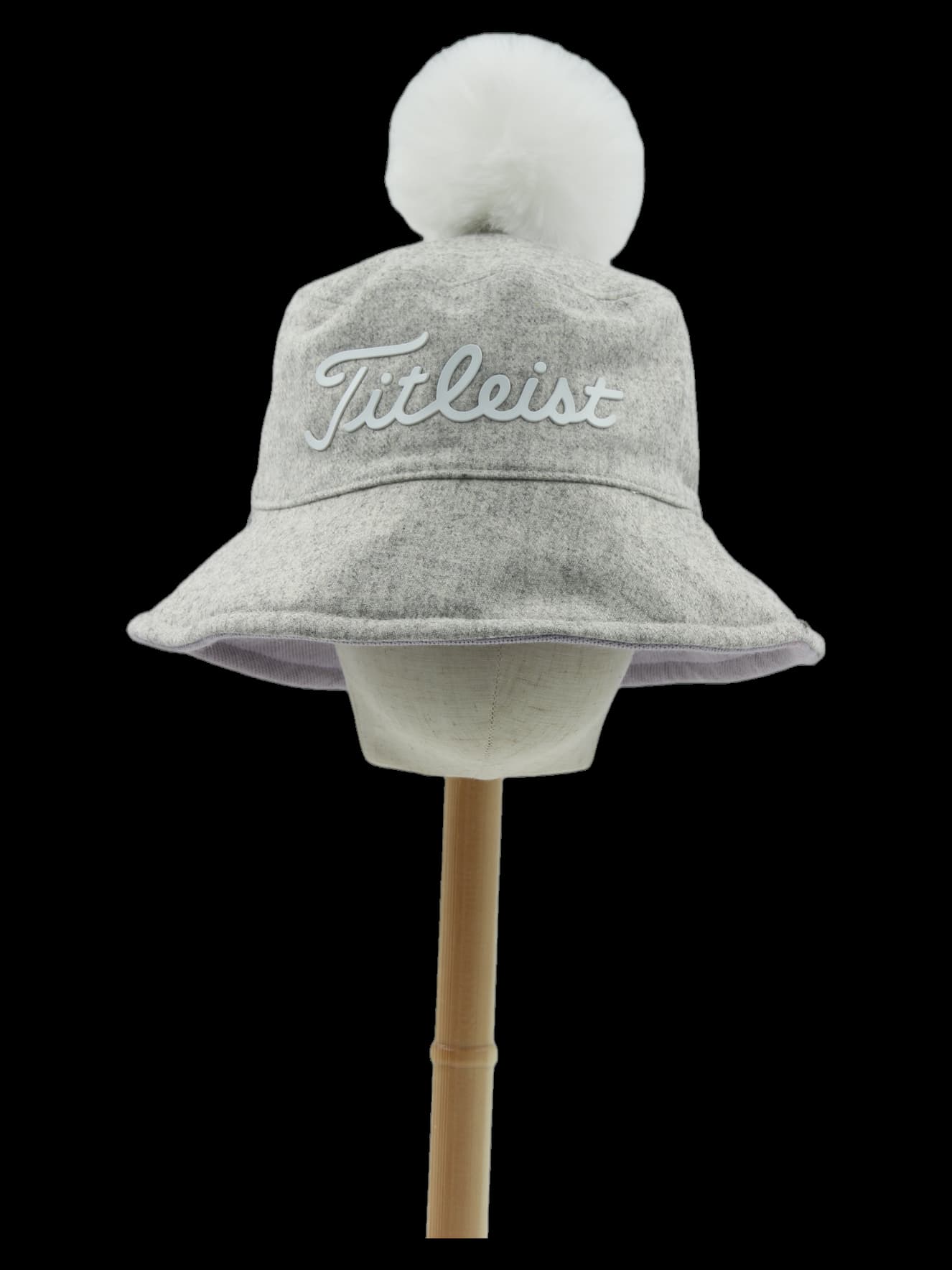 타이틀리스트 그레이 방울 버킷햇