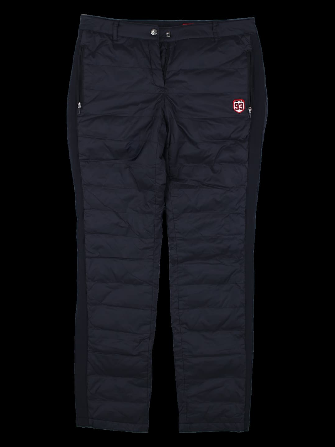 블랙 패딩 바지