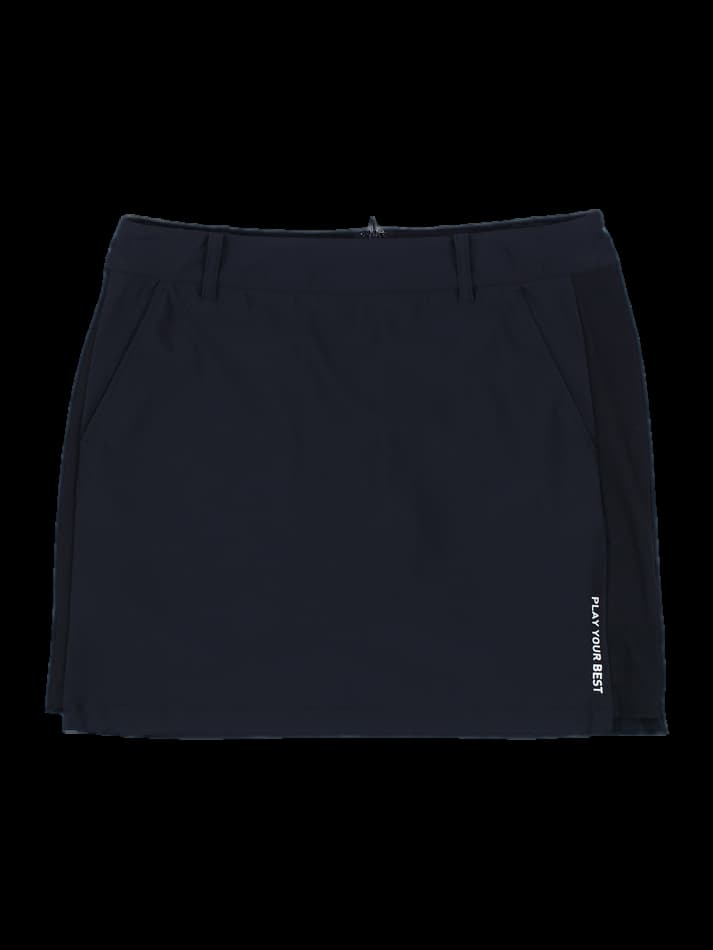 블랙 퍼포먼스 골프 스커트