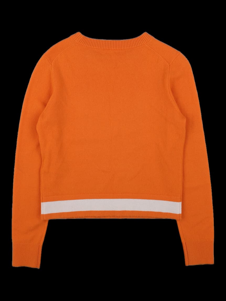 A.P.C. GOLF 오렌지 크롭 니트