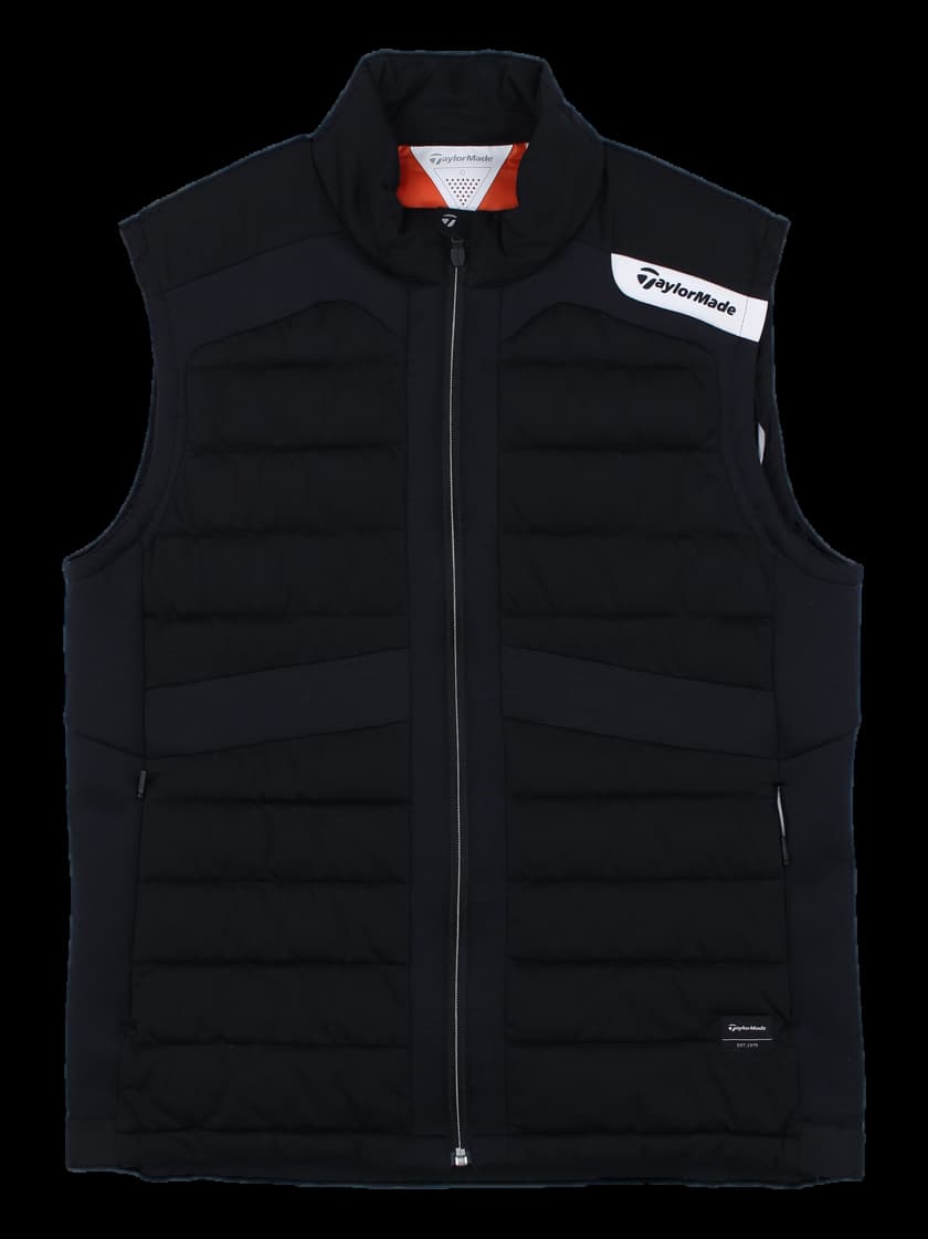 블랙 패딩 베스트