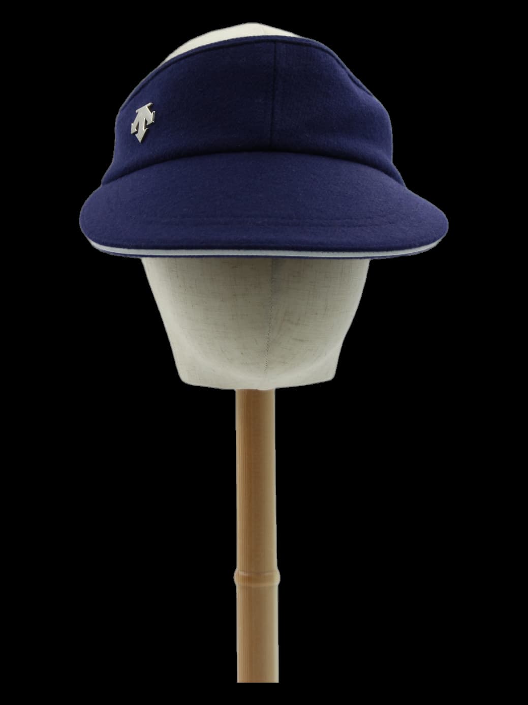 데상트 네이비 썬바이저 골프 모자