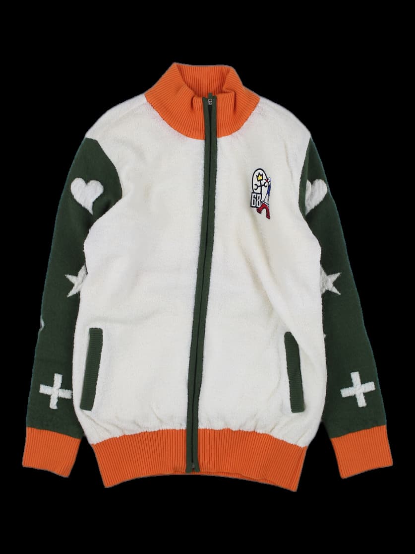 까스텔바작 하이넥 집업 플리스 자켓