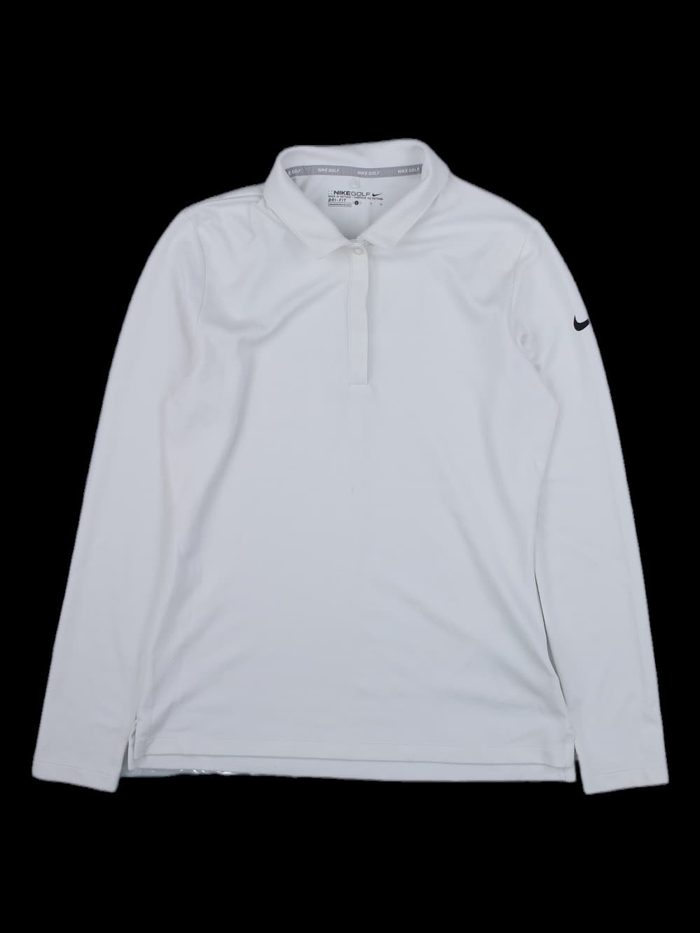 나이키 골프 드라이핏 화이트 긴팔 카라티